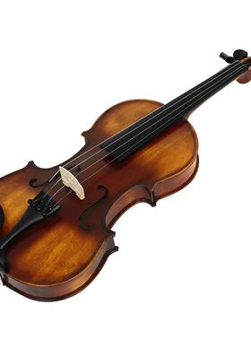 MBAT实木小提琴初学者成人小提琴AV-208复古色哑光演奏小提琴乐器