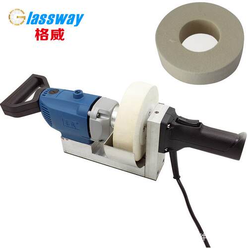 璃光机羊毛轮抛光玻机玻EPI机械璃去纹抛路