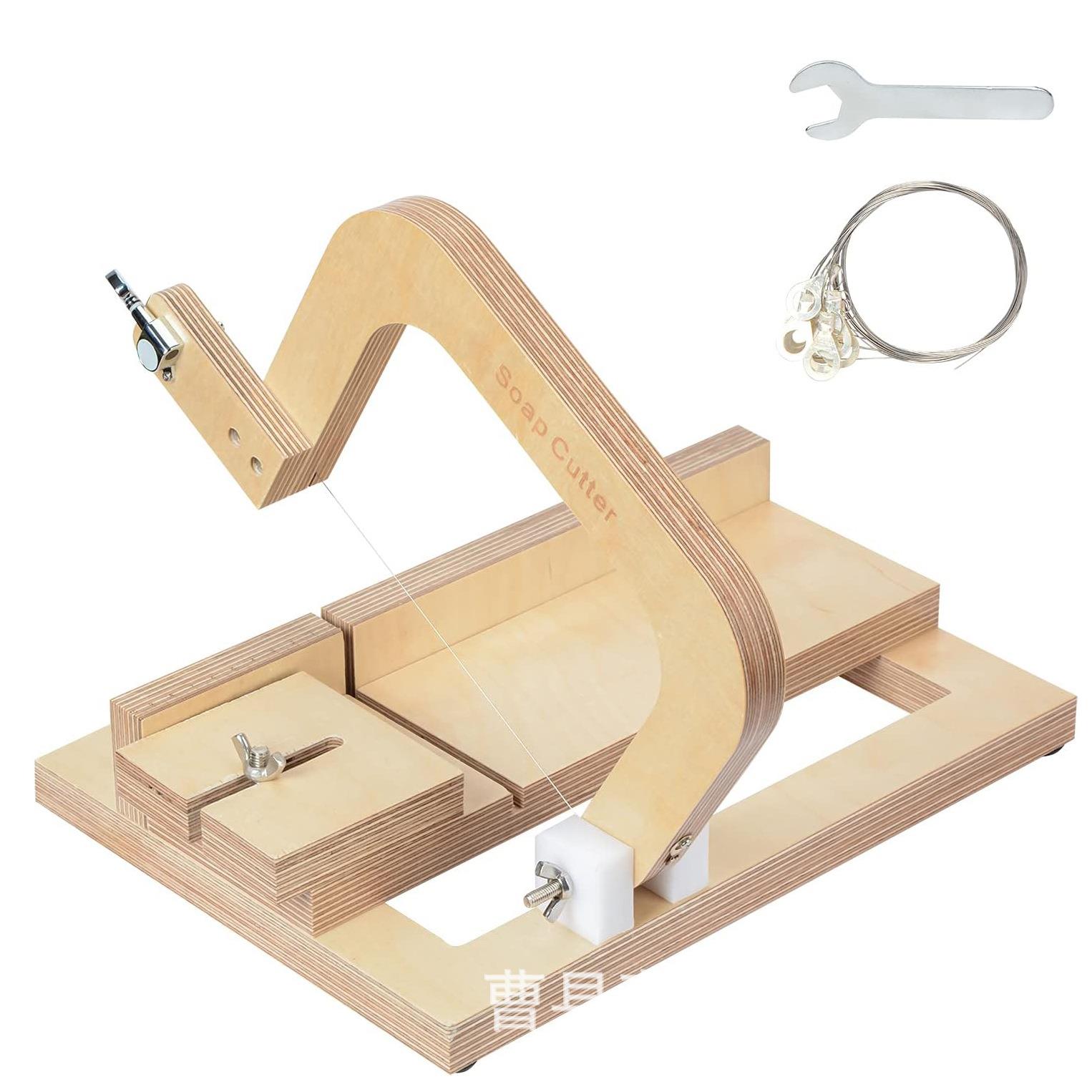 木质手工冷制肥皂切皂器切皂台钢丝刀闸刀式切割刀工艺品肥皂用具