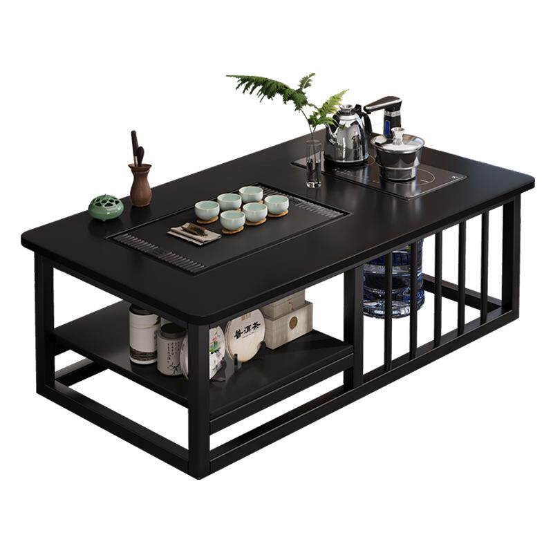 方形茶几客厅家用现代办公室茶台小户型简易泡茶套装一体功夫茶桌