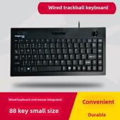 铂科w9627有线工控轨迹球触摸板键盘机器设备键盘笔记本键鼠电脑