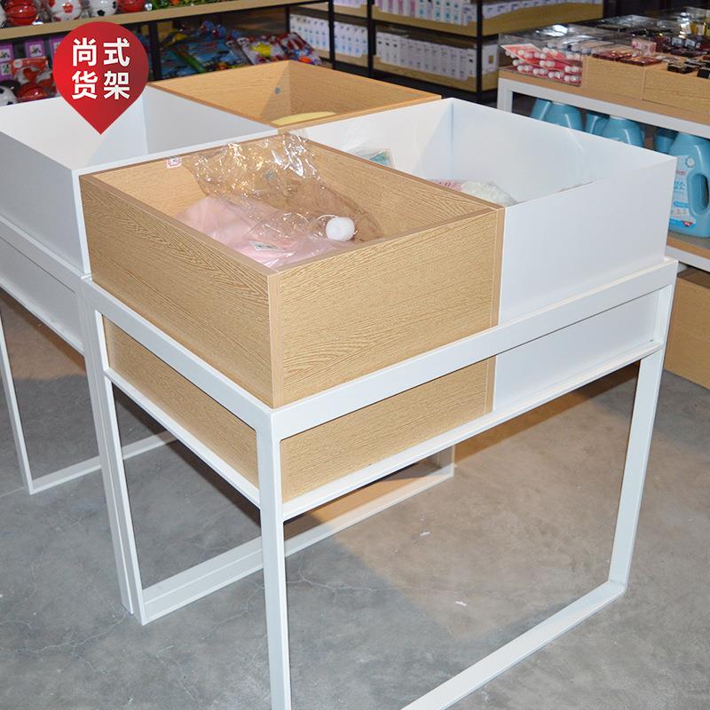 放伞子堆头货架超市架百69货直批元店十玩具中岛架铁质储架物