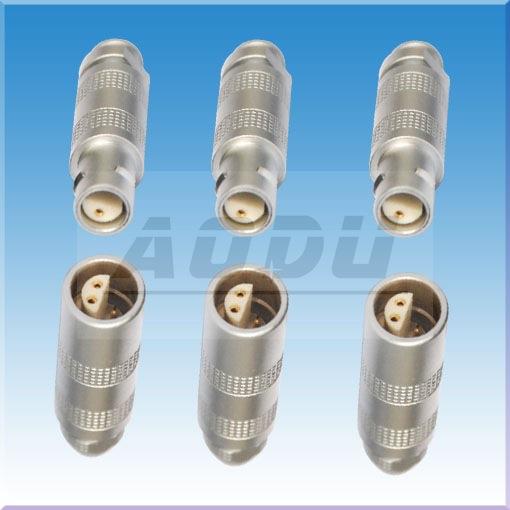 lemo接头半月式 兼容欧度航空插头0S 1S 2S对接雷莫连接器PCA FFA