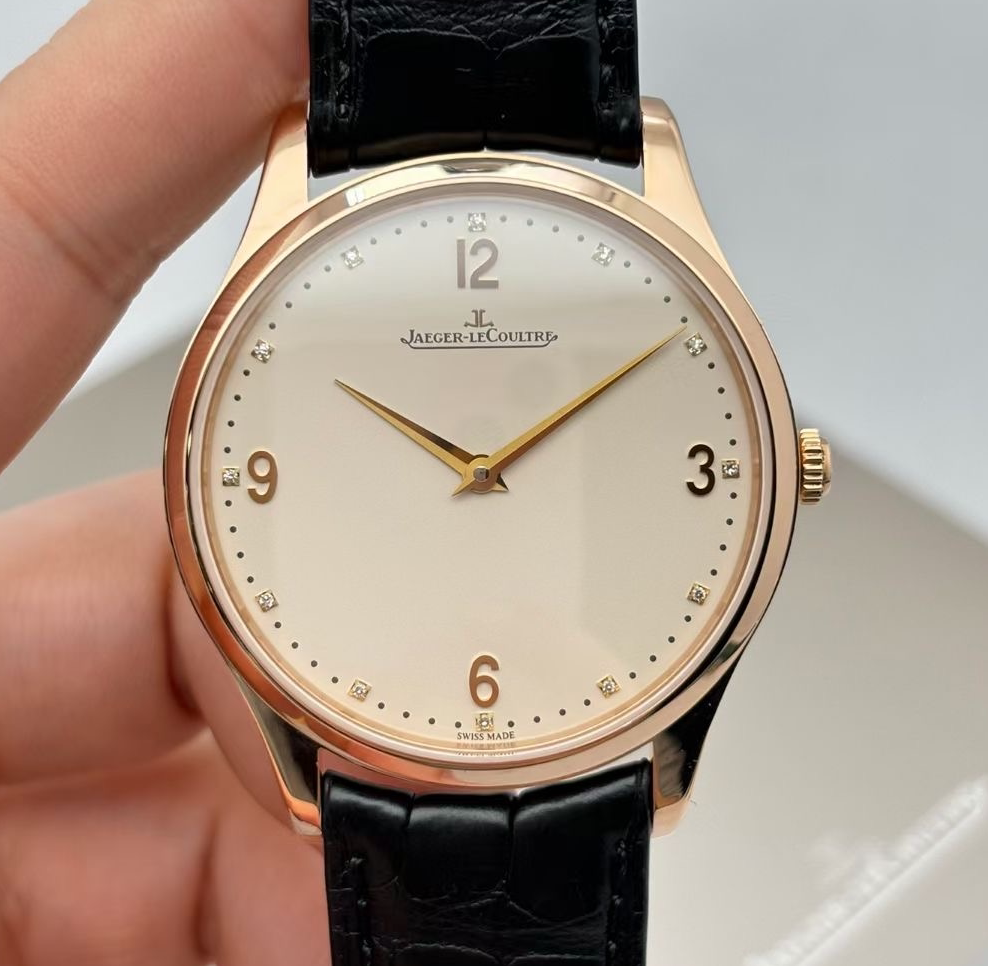 98新40mm积家大师系列18k玫瑰金Q1352522自动机械男表正品