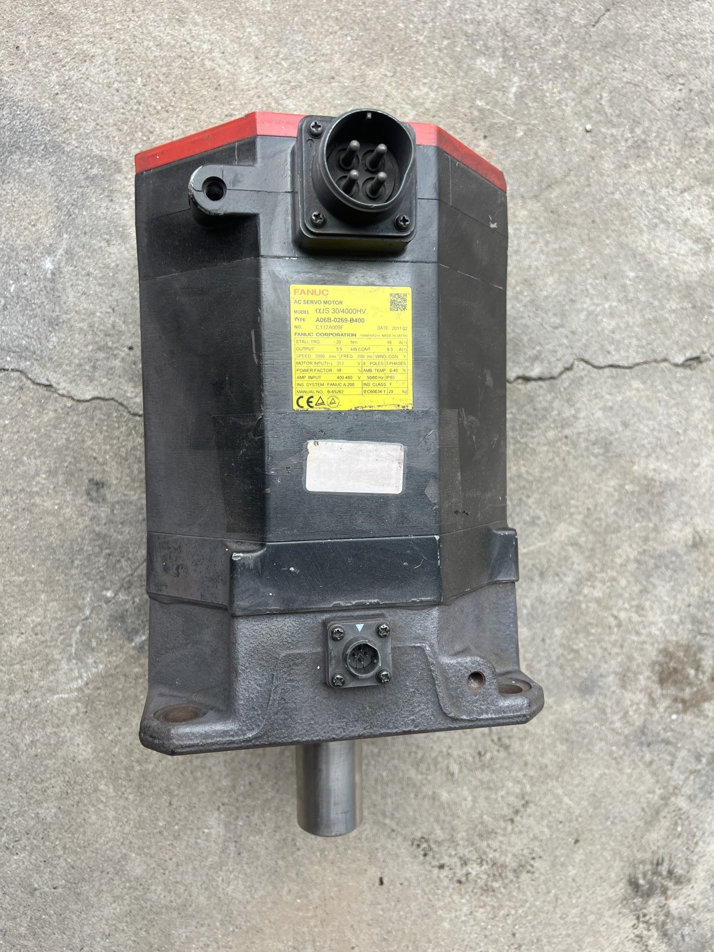 发那科伺服电机&alpha;iS 30/4000HV，型号A06B-02