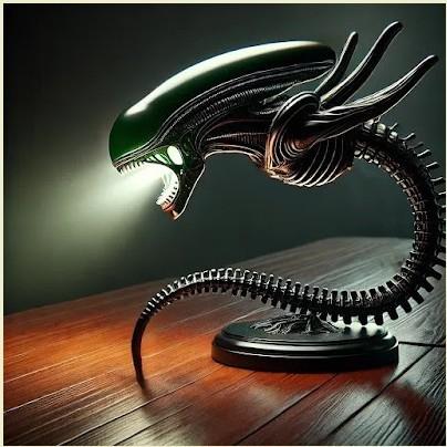 爆款跨境新品 ALIEN LAMPS 星际外星生物灯架 卧室家庭装饰灯品