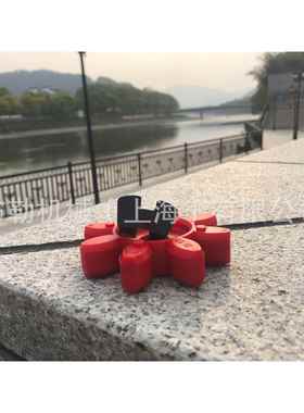 布勒ROTEX48/GR55/GS65聚氨酯减震垫/弹性体/缓冲胶垫/梅花瓣黄色