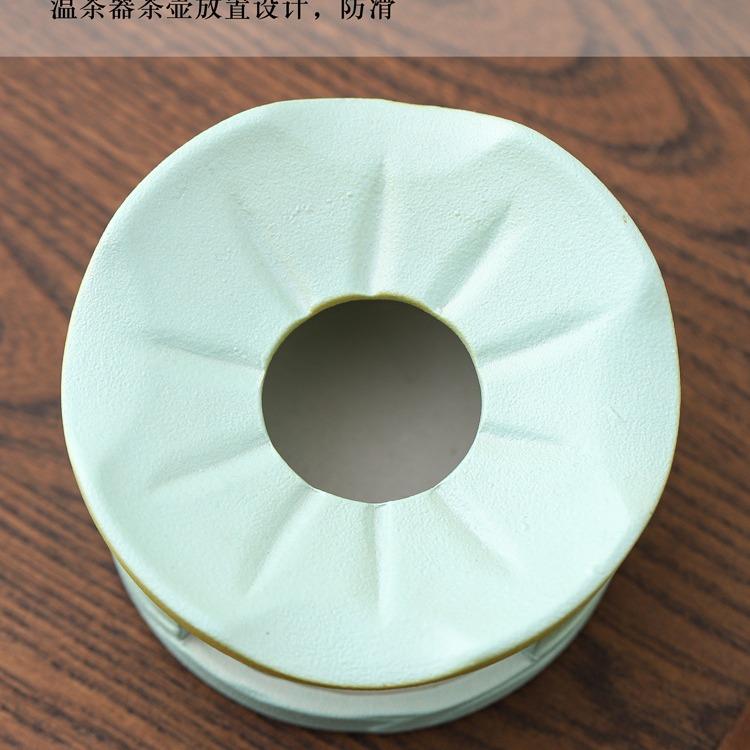 陶瓷温炉加蜡烛热台家用保温烤炉煮茶炉子底茶座58355568套装围炉