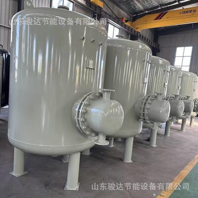 立式半容积式浮动盘管汽水水热交换器机组导流型热水容积式换热器