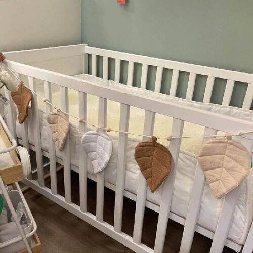 Lovely Leaf Designs Baby Cotton Bunting Flags for Baby