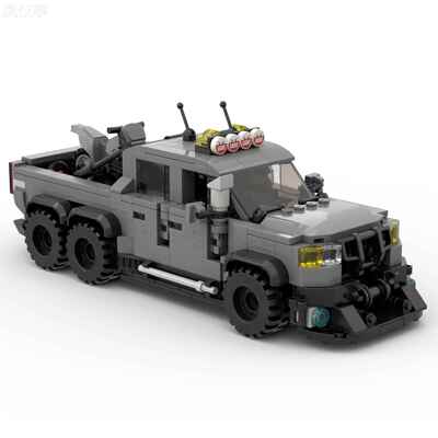 跨境MOC积木42826-福特猛禽车Velociraptor小颗粒越野汽车模型