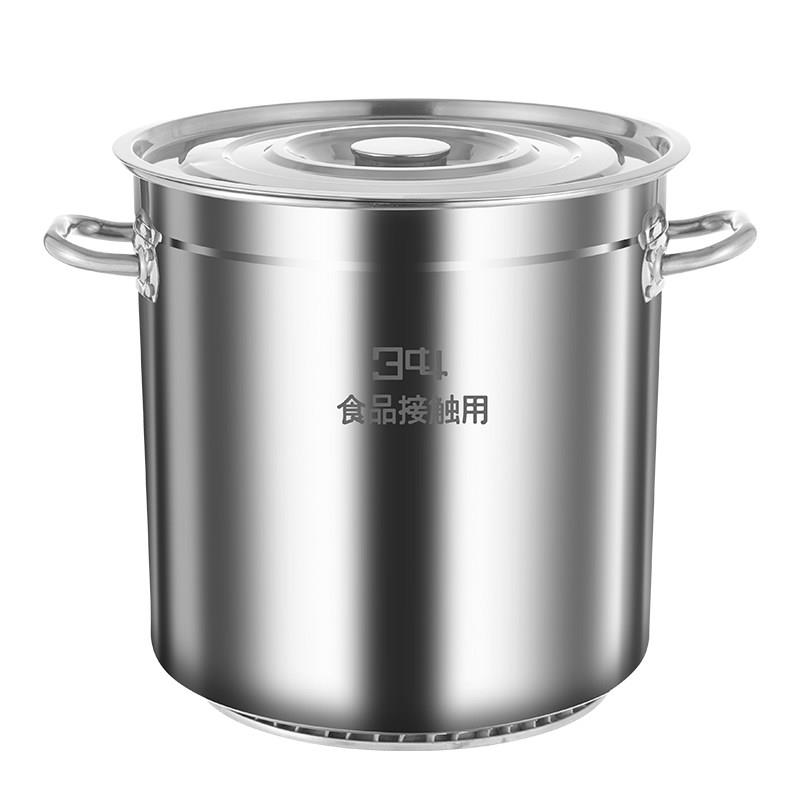 商用304翅片桶节能桶不锈钢桶加厚大容量汤锅卤菜煮汤面桶熟食桶