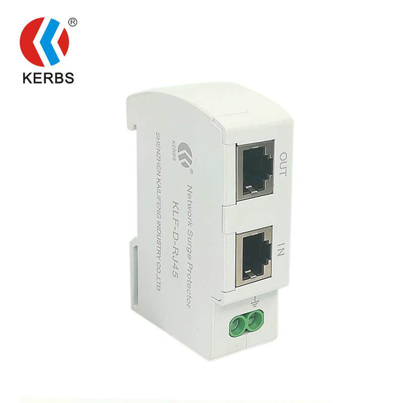 信号浪涌保护器直销导轨式网络防雷网口避雷器 rj45防雷器厂家
