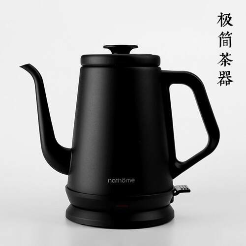 nathome/北欧欧慕NSH1810不锈钢快电热水壶烧水壶1L自动断电