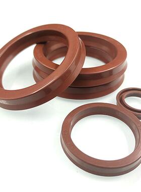 U/Y型密封圈耐高温氟胶油缸油封UN/USH 20*26/28/30/32*5/6/8/10