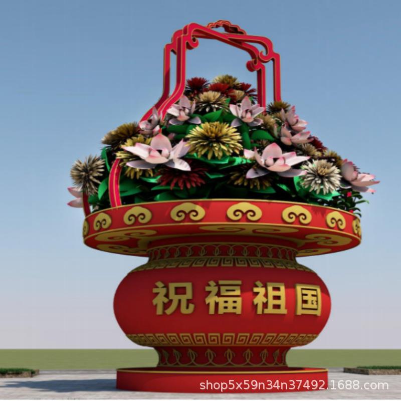 节日主题仿真绿雕工程绿植大型广场创意特色雕塑景观户外场景布置