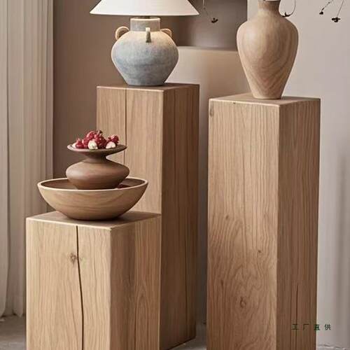 原木根古民宿花边架沙发几木桩复实雕木HYI墩子角几树桩底座酒店