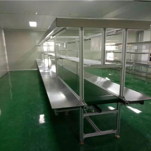 不锈钢工作台面装配食品加工医药包装线电器组装线输送带传送带