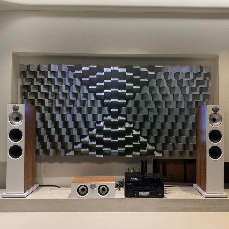 实木声学吸音板扩散板二次余数家庭影音KTV室低音陷阱扩散板
