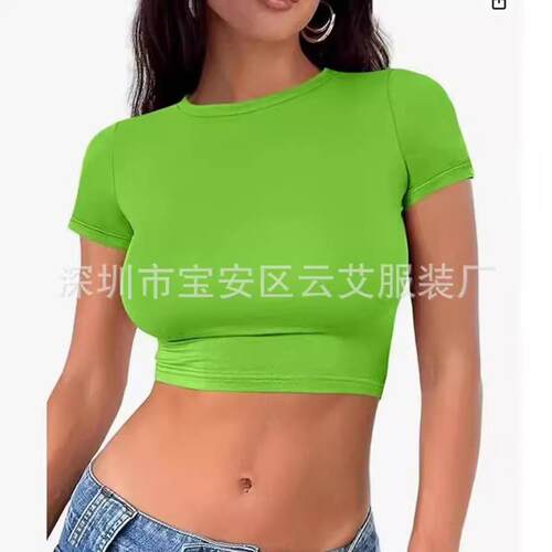 小短袖露脐T恤小短袖露脐T恤