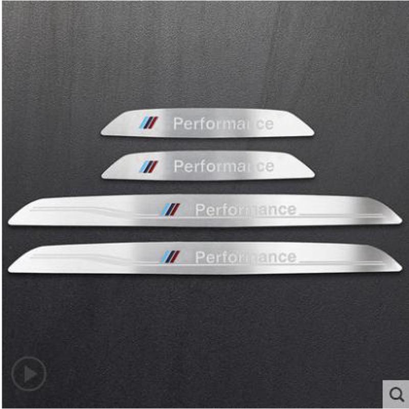 适用于宝马1系5系3系320liGT改装 新X1中置门槛条装饰条迎宾踏板