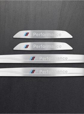 适用于宝马1系5系3系320liGT改装 新X1中置门槛条装饰条迎宾踏板