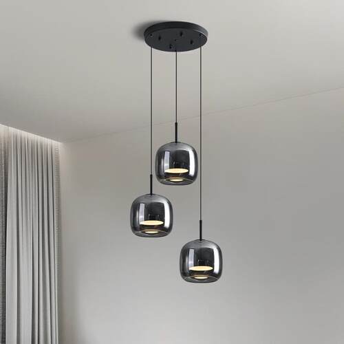 大观园餐厅吊灯现代简约三头客厅家用餐桌吧台创意个性吊线灯461L