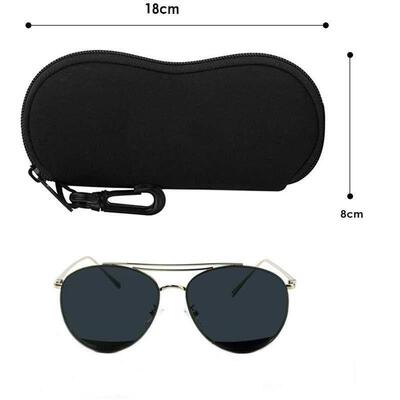 elt Clip Eyewear Glasses Storage Bag Portable Black Eye Case