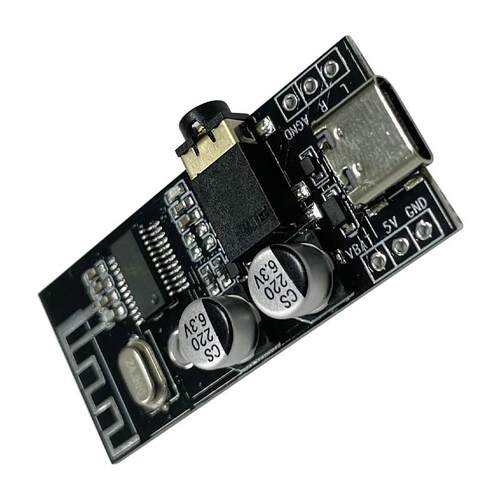M28蓝牙音频接收器模块 5.0 车载音箱音响耳机功放板 TYPE-C接口
