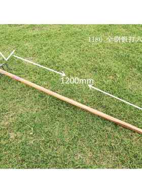 全钢柄锻齿打六钉木耙爪勾锻造耙园林松土锄头园子艺农1186业工具
