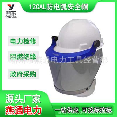 HYF-DH08E防电弧安全帽12CAL阻燃绝缘面屏支架阻燃安全帽