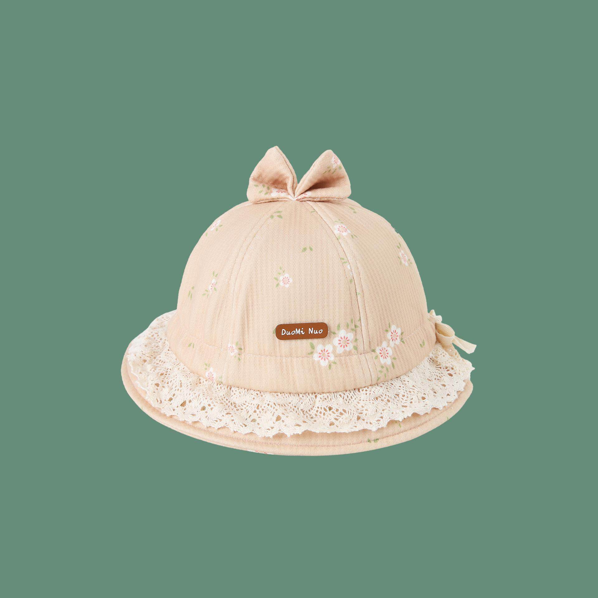 婴儿帽子秋冬女宝宝韩版洋气公主风盆帽春秋季款小月龄女孩渔夫帽,童装/婴儿装/亲子装,帽子,淘宝优惠券,粉丝福利购,淘宝优惠卷