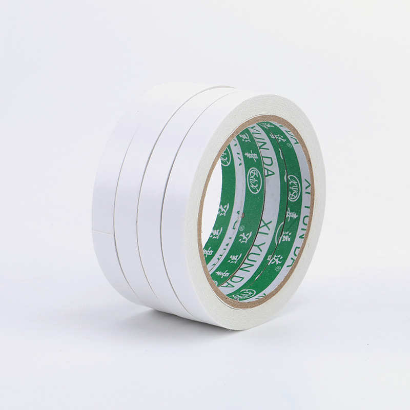 双面胶透明白色普通办公学习文具海绵胶带手撕胶带高粘泡沫胶带