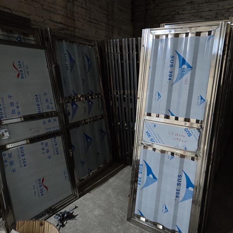 加厚201/304不锈钢防盗门房间门家用门厕所门仓库楼顶出租屋厂
