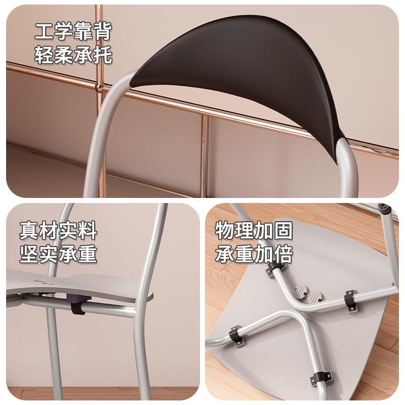 现代简约实木餐椅家用维科靠背椅咖啡厅餐厅靠背椅子客厅休闲凳子