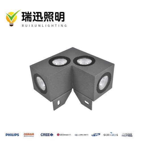 6W9W12W18W24W户外防水LED大功率直角星光灯 三向四向墙壁星光灯