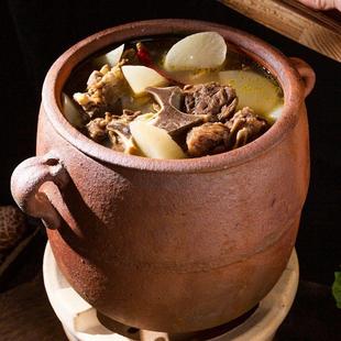 传统老式土砂锅家用燃气煲汤熬粥煎药卤炖肉商煮明火瓦罐粗沙陶罐