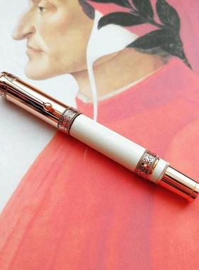 意大利Aurora奥罗拉钢笔 但丁系列 绿色黑色蓝色金尖活塞文艺复兴