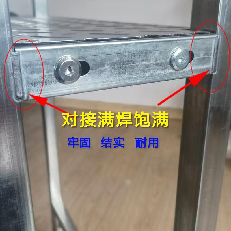 工业梯登高踏步梯台阶梯凳仓库移动货梯铁楼梯二三四步梯家用梯子