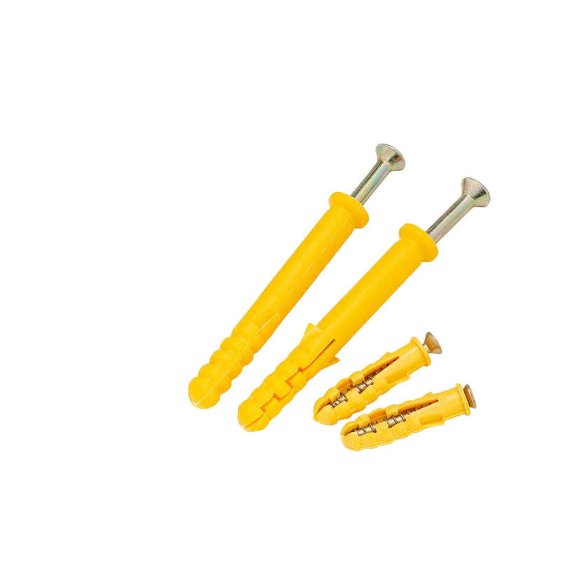 螺栓锚栓m6m8m10小黄鱼固管钉胀膨胀尼龙 塑料钉栓膨胀塞美胀涨