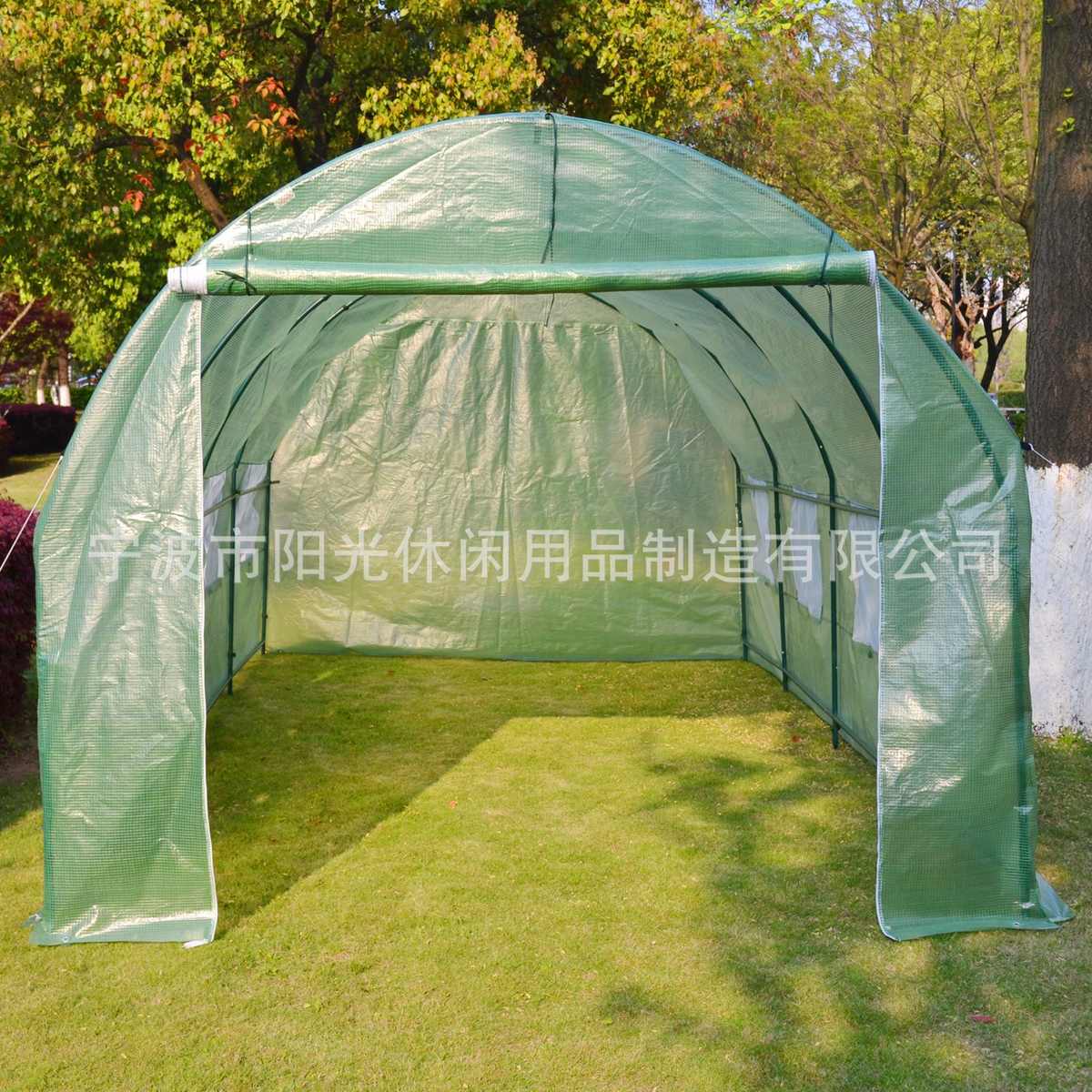 花房暖房家用动植物花草多肉防冻防雨6米全钢架温室花棚