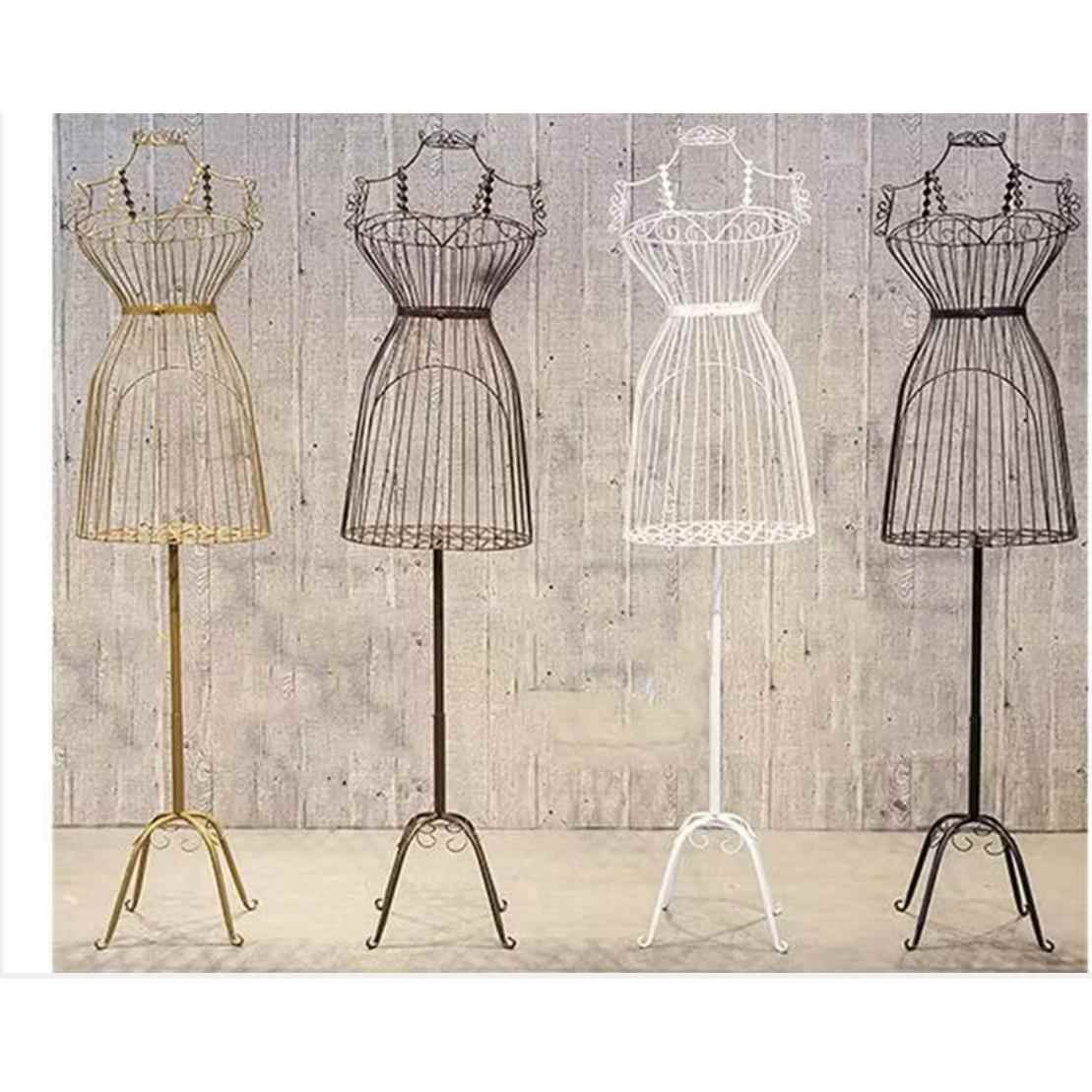 新款直销铁艺模特道具 欧式模特服装道具架 婚庆婚纱服装展示架