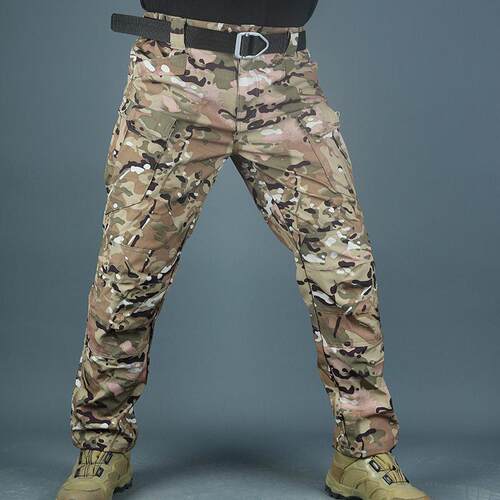 Men Tactical Cargo Pants Dry Water Resistant Camo s