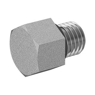 Metric Male 耐高压316不锈钢外六角外丝堵头 1M3P139
