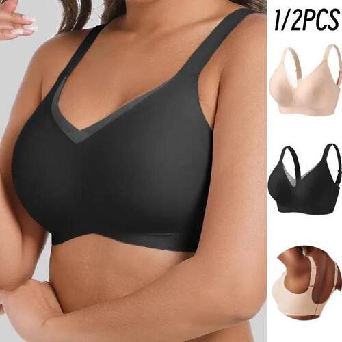 C 36942 Wires Mesh Comfortable Bralette Support Bra 舒适