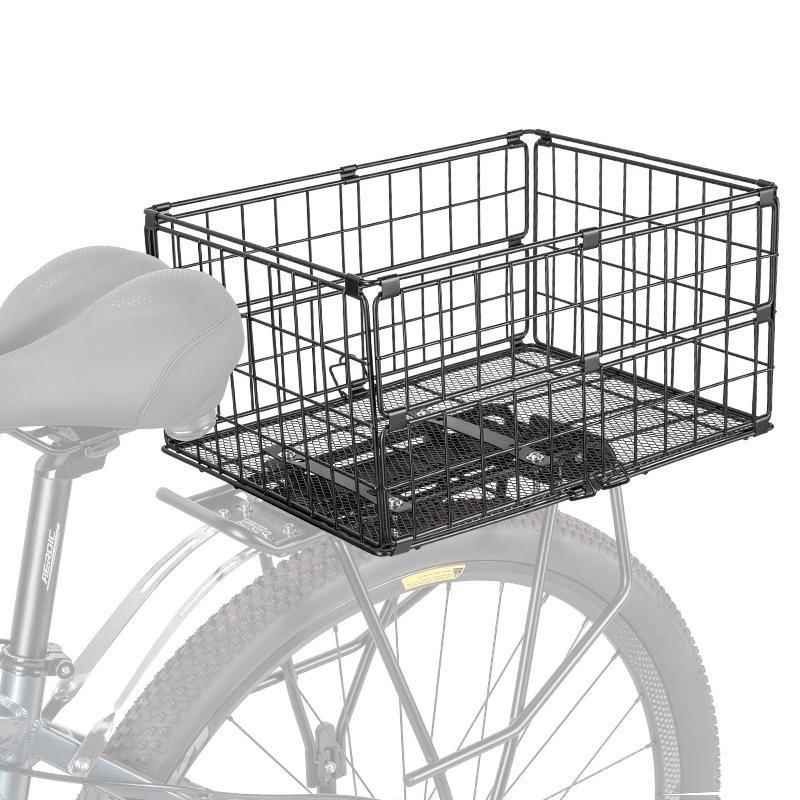 适配美利达原装配件大全山地专用后座车筐后篮筐放书包神器架置物