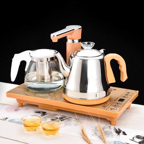 全自动上水电热烧水壶茶台一体抽水泡茶具专用电磁泡茶炉机茶几煮