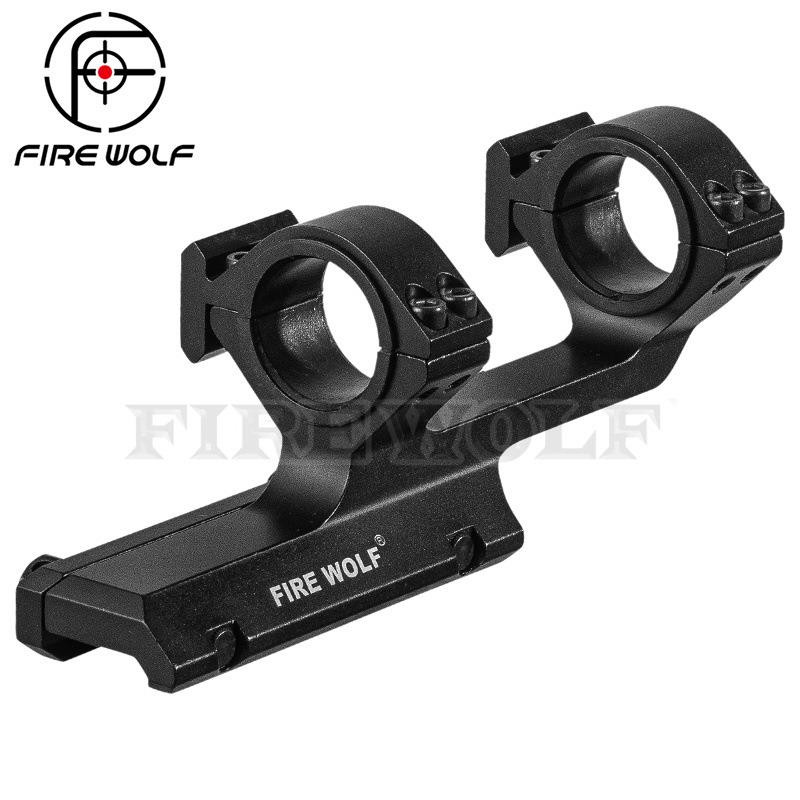 Firewolf 新款41064高品质连体后延瞄夹25/30MM 5056C 螺丝卡槽