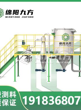 电池负极材料人造石墨粉碎分级系统绵阳九方气流磨超微粉碎设备