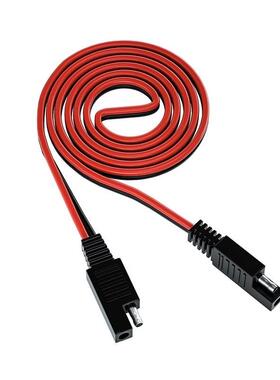 双头SAE连接摩托车，蓝牙音响，太阳能板各种电池连接廷长线